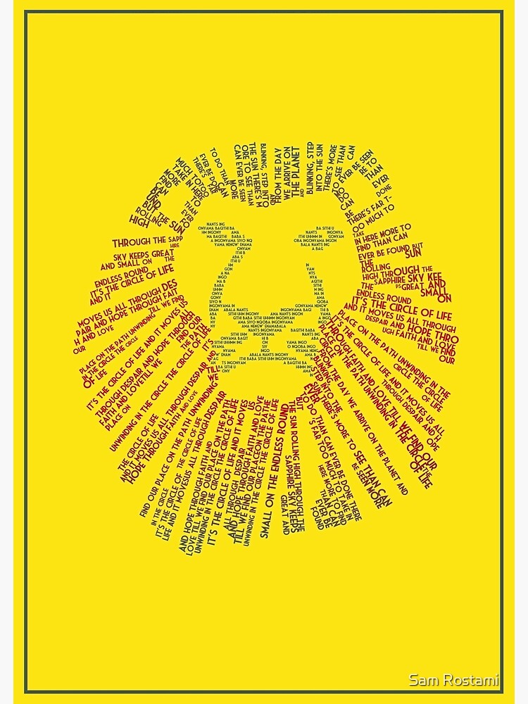 The Circle of Life Poster
