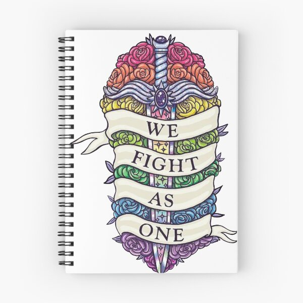Item preview, We Fight As One Pride sword designed and sold by crazylady32.