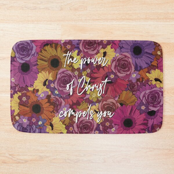 Item preview, Floral Horror Quote- The Power Of Christ Compels You designed and sold by davidhydefierce.