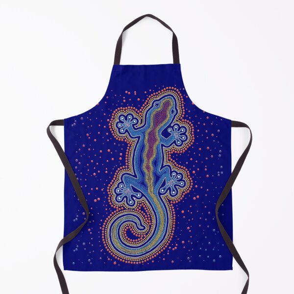 Item preview, Gecko Tribal Aboriginal Dot Art designed and sold by GreenSplash.