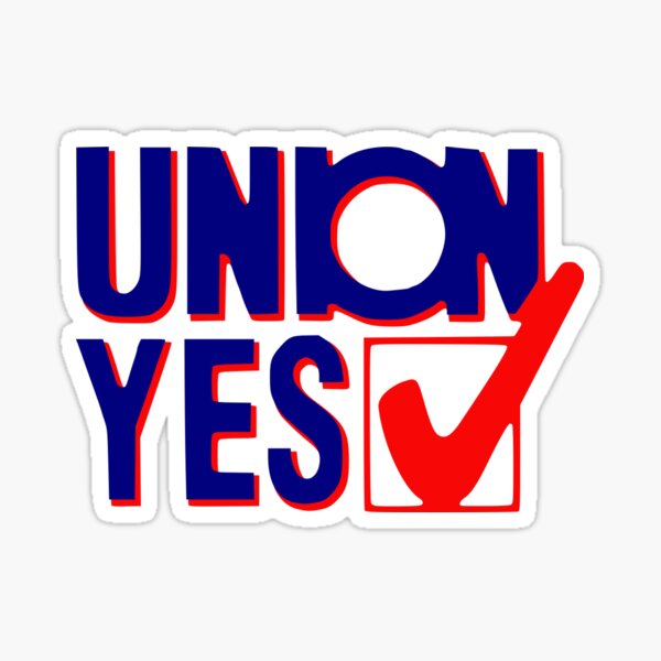 Union Yes Bumper Sticker