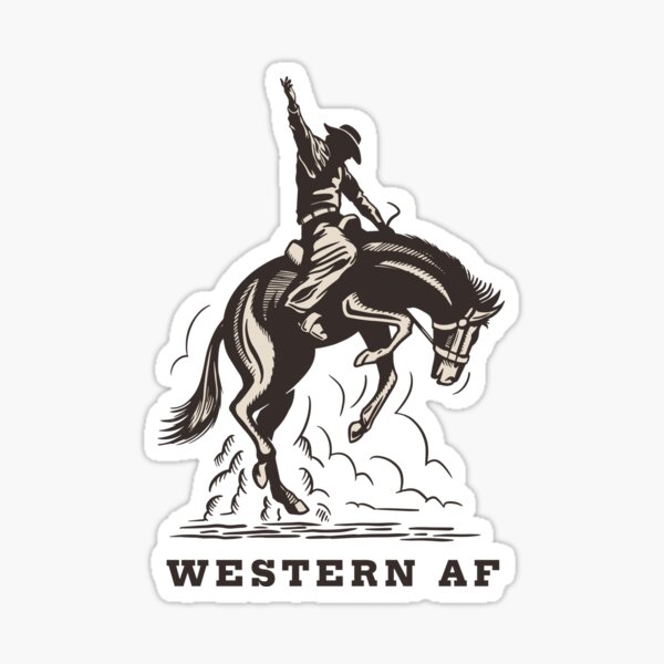 Western AF Sticker