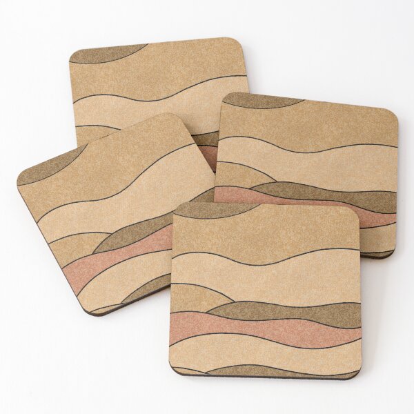 Item preview, Abstract Waves Desert Landcape designed and sold by eL-La-.