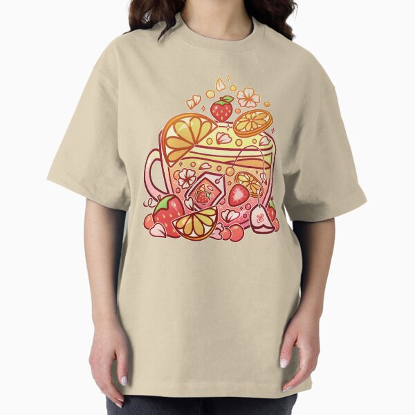 Item preview, Sparkling Strawberry Lemonade Teacup designed and sold by heysoleilart.