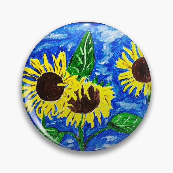Item preview, Three Sunflowers  designed and sold by Ruth Breen Artwork .