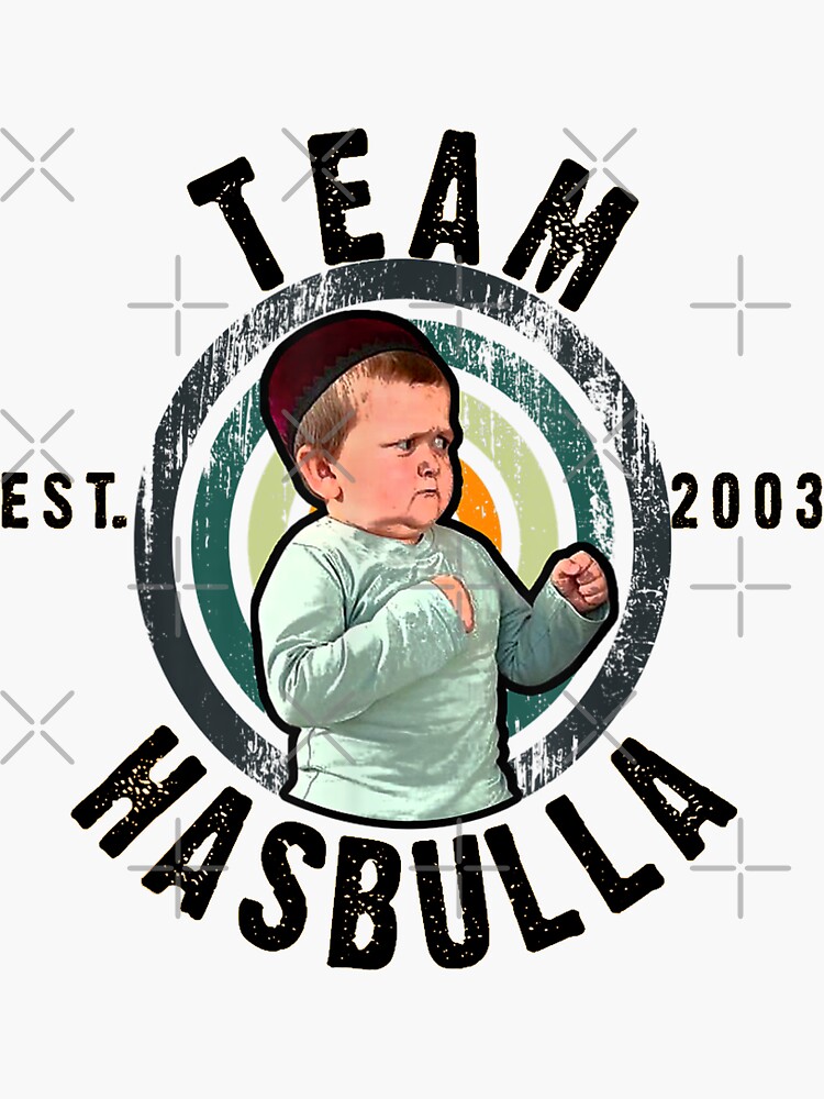 Pegatina Team Mma Hasbulla Fight Meme Hasbulla Hasbullah Smile Hasbulla De Jakody Redbubble 