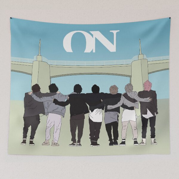 Item preview, BTS ON art, We are together bulletproof, MOTS 7 designed and sold by NoonaStudio.