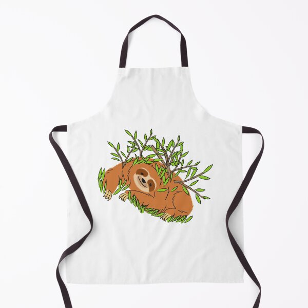 Item preview, Sloth with Leaves designed and sold by KeepPlantsHappy.