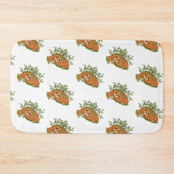 Item preview, Sloth with Leaves designed and sold by KeepPlantsHappy.