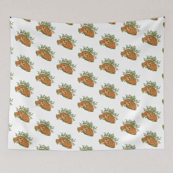 Item preview, Sloth with Leaves designed and sold by KeepPlantsHappy.