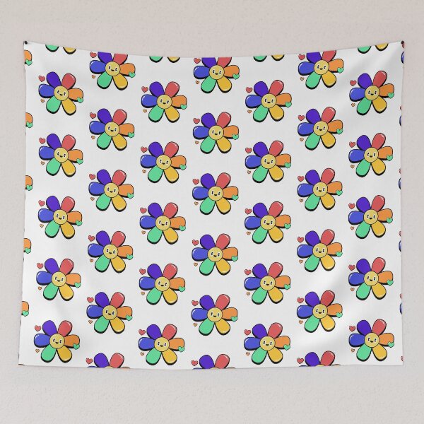 Item preview, Colorful Smiling Flower designed and sold by KeepPlantsHappy.