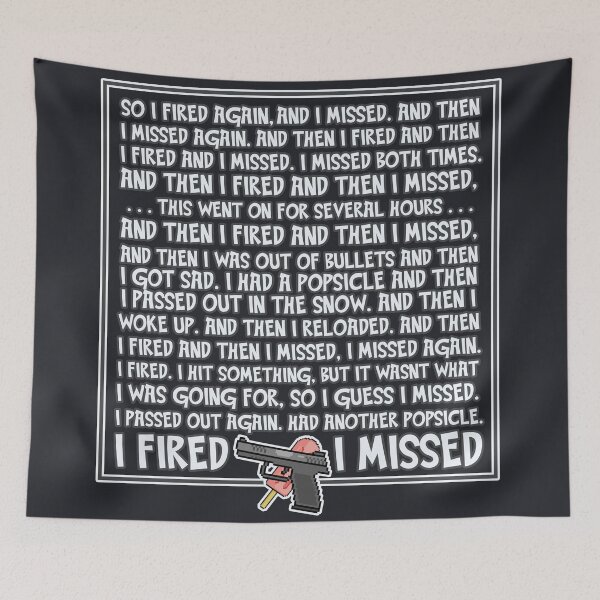 Item preview, I Fired And Then I Missed - Game Grumps Fandom designed and sold by elevens.