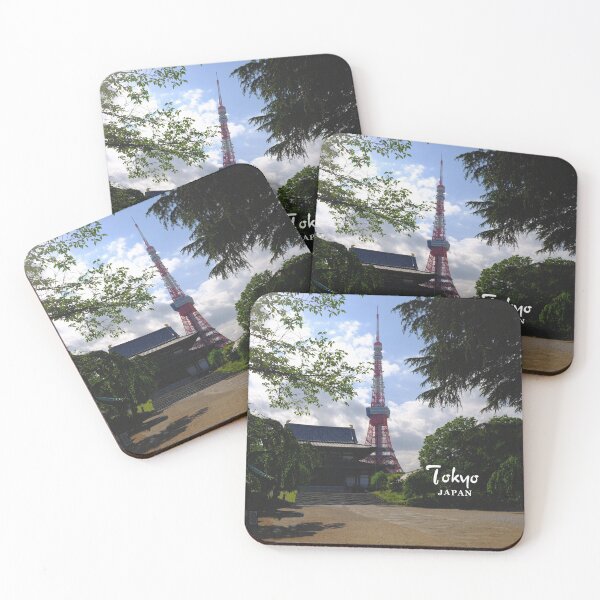 Item preview, Tokyo, Japan - Tokyo Landmarks & Shiba Park (TT ZT) designed and sold by leemcnut.