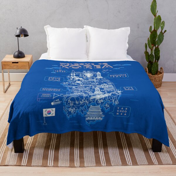 Item preview, Welcome To South Korea Travel Map designed and sold by KrisSidDesigns.