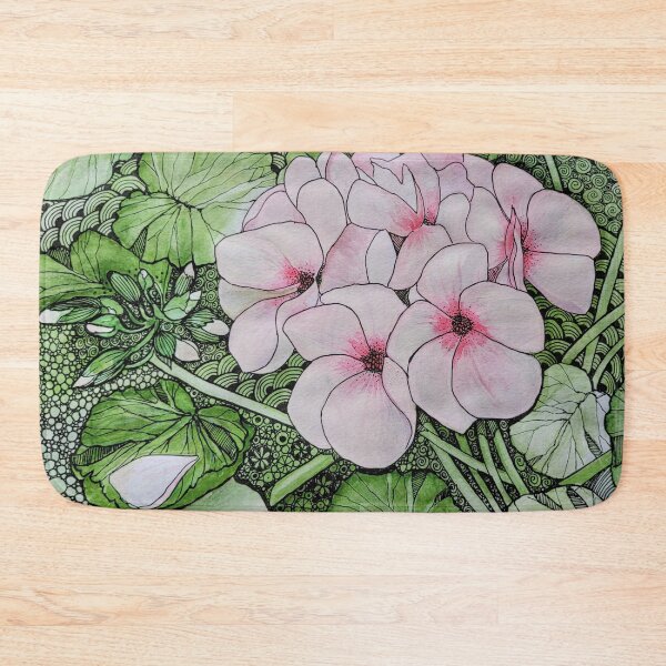 Item preview, Geraniums in Pink designed and sold by Nathalie Fortier.