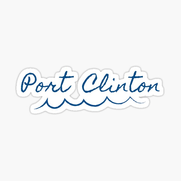 Item preview, Port Clinton Ohio Sticker Mug Shirt Lake Erie Town designed and sold by katztz.