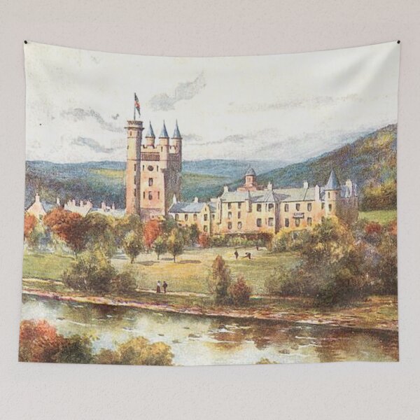 Item preview, Vintage Illustration of Balmoral Castle, Royal Deeside designed and sold by yourscotland.