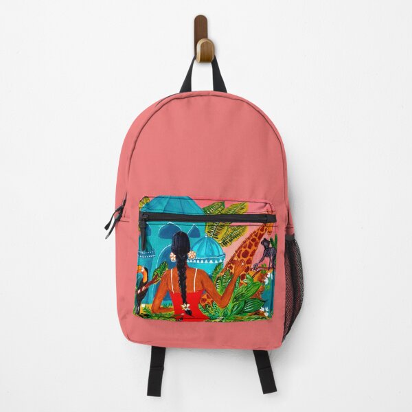 Item preview, Jungle Queen under the Pink Skies-Forest illustration designed and sold by CrackPotByCPS.