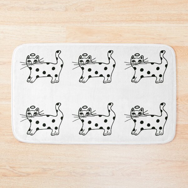 Item preview, Angel Cat with Polka Dots designed and sold by heartshapedface.