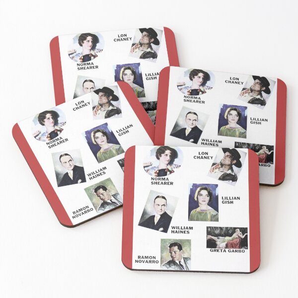 Item preview, LEGENDARY SILENT STARS GISH, GARBO, NOVARRO, CHANEY, SHEARER, HAINES designed and sold by Love30smovies.