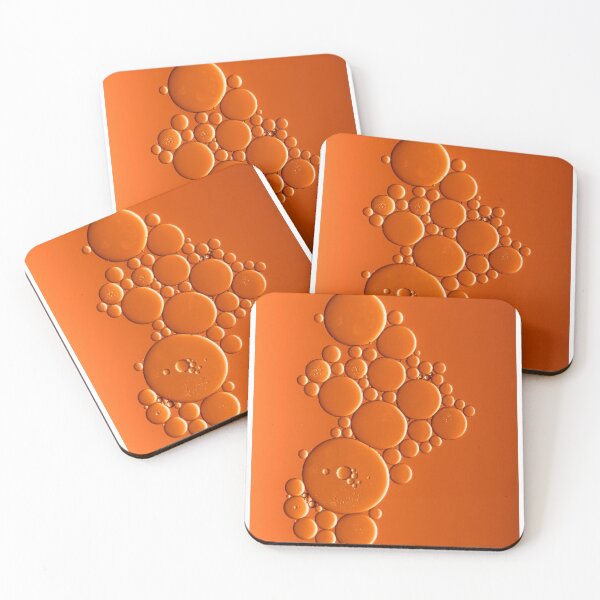Item preview, Droplets in Orange Colour designed and sold by VIVEK KUMAR RAI.