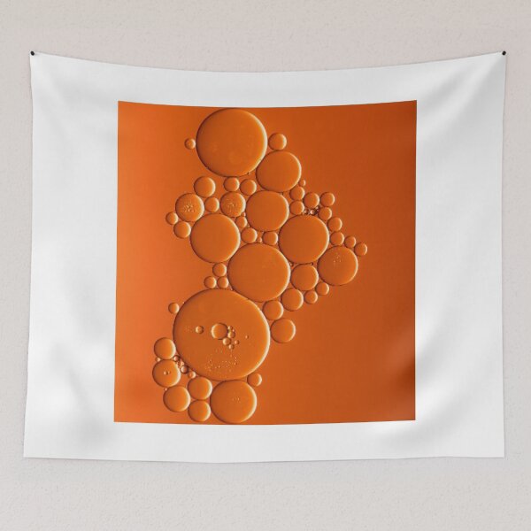 Item preview, Droplets in Orange Colour designed and sold by VIVEK KUMAR RAI.