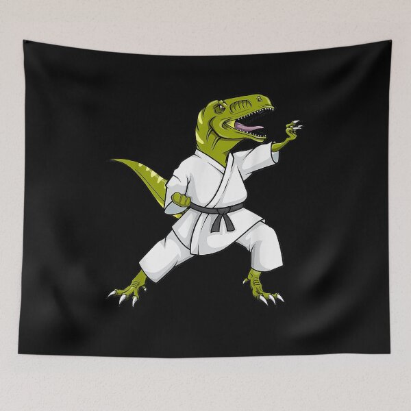 Item preview, Karatesaurus T-Rex Martial Art Karate Dinosaurus designed and sold by EasyPrintGift.