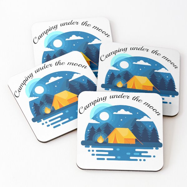 Item preview, Camping Under The Moon designed and sold by Hakim Pod.