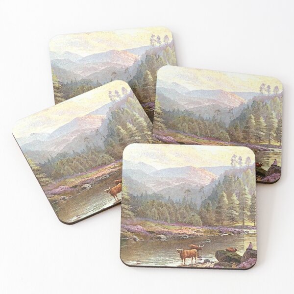 Item preview, Vintage Illustration of The River Dee (above Balmoral) designed and sold by yourscotland.