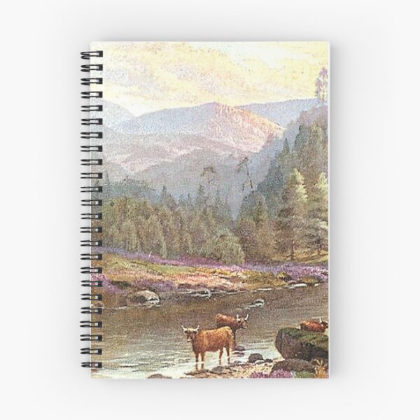 Item preview, Vintage Illustration of The River Dee (above Balmoral) designed and sold by yourscotland.