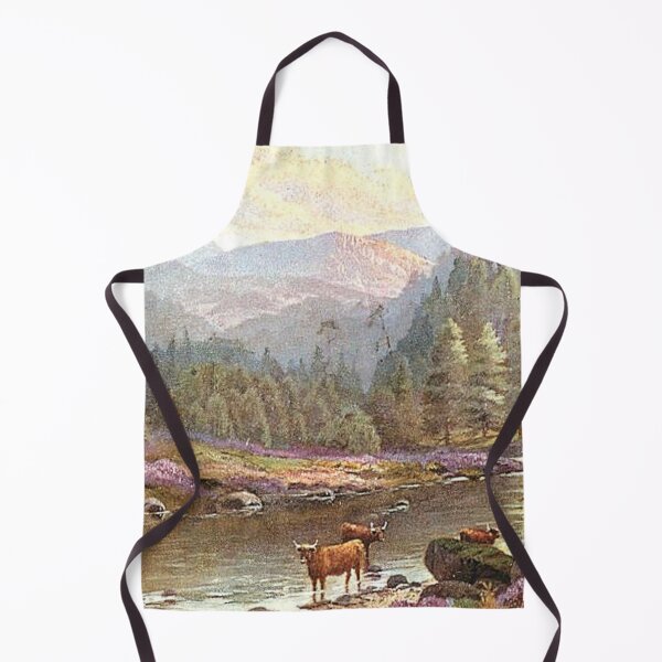 Item preview, Vintage Illustration of The River Dee (above Balmoral) designed and sold by yourscotland.