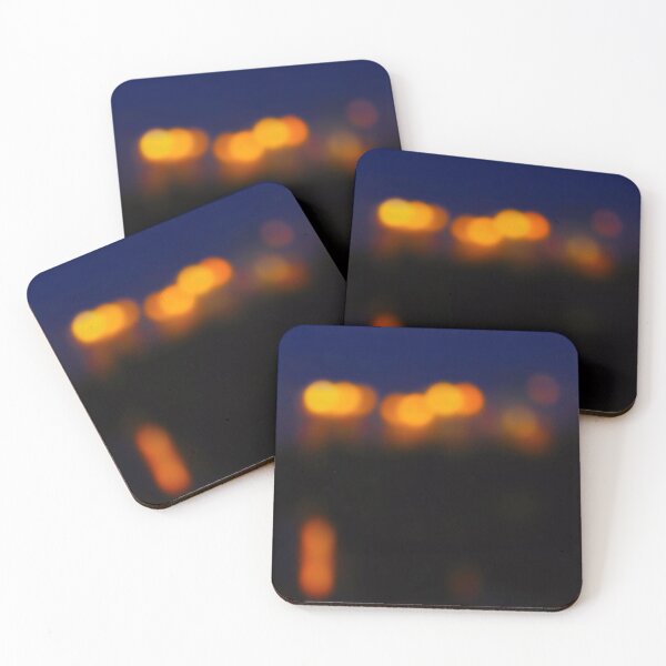 Item preview, Blured coloured lights in the distance designed and sold by chiaravisuals.