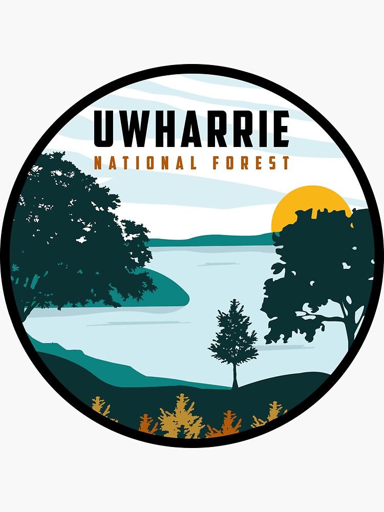 "Uwharrie National Forest" Sticker for Sale by parkland Redbubble