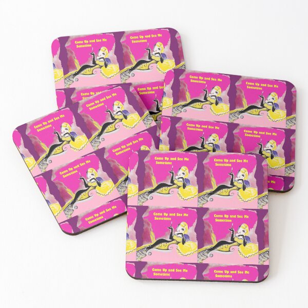 Item preview, MAE WEST vintage cartoon art Come Up and See Me Sometime designed and sold by Love30smovies.