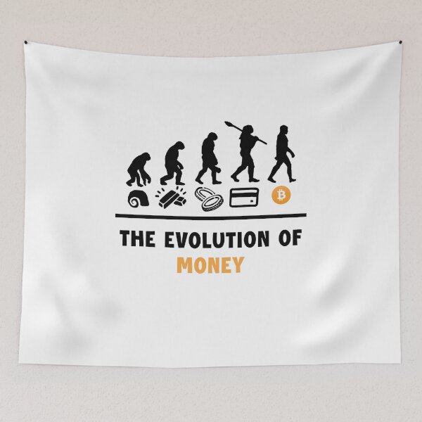 Artikelvorschau, Elon Moschus Evolution des Geldes BTC Bword Event entworfen und verkauft von Th3 Merch.