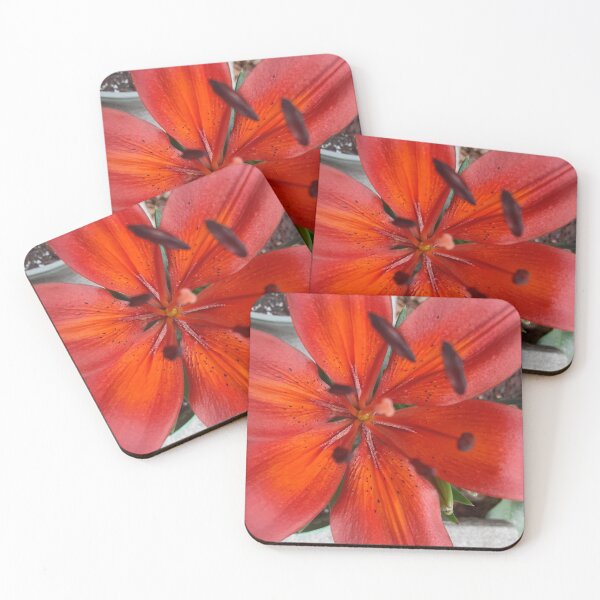 Item preview, Flower,lily,nature, red,orange designed and sold by MoonlightTravel.