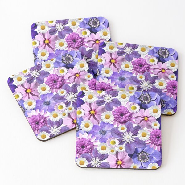 Item preview, Bright & Colorful Flowers pattern  designed and sold by DesignbySR.