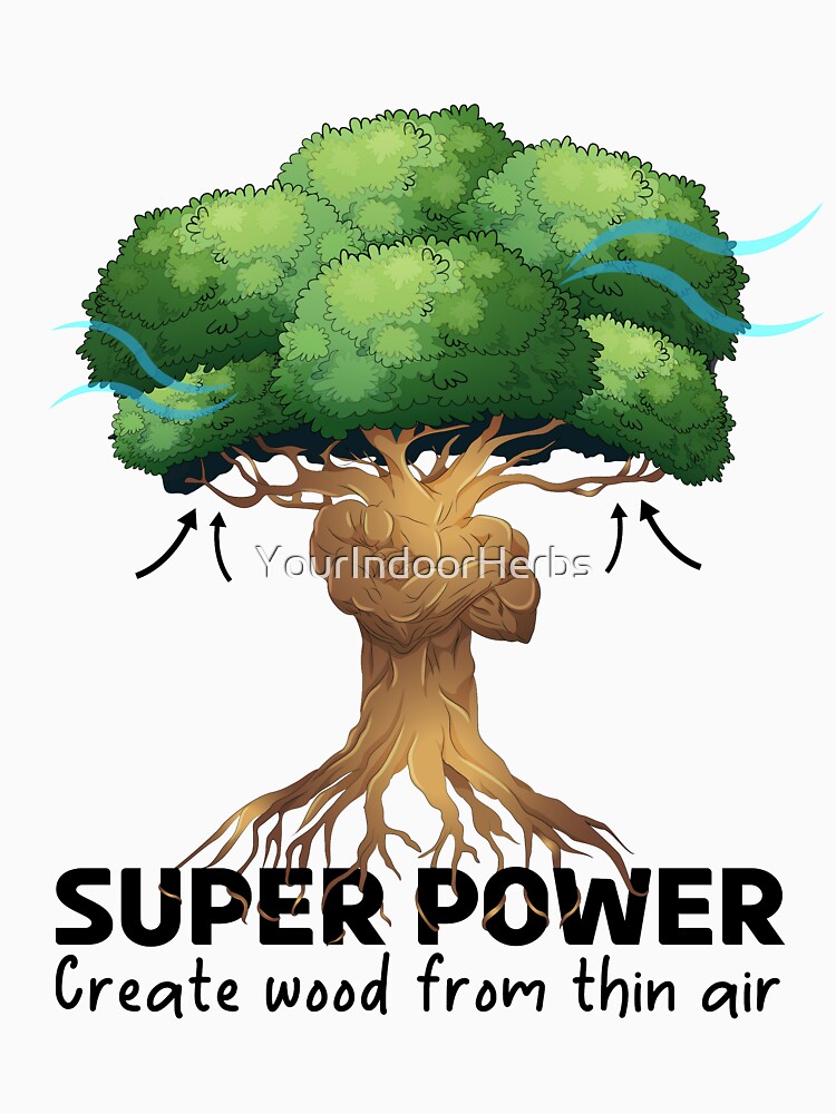 Artwork view, Super Power Trees designed and sold by YourIndoorHerbs