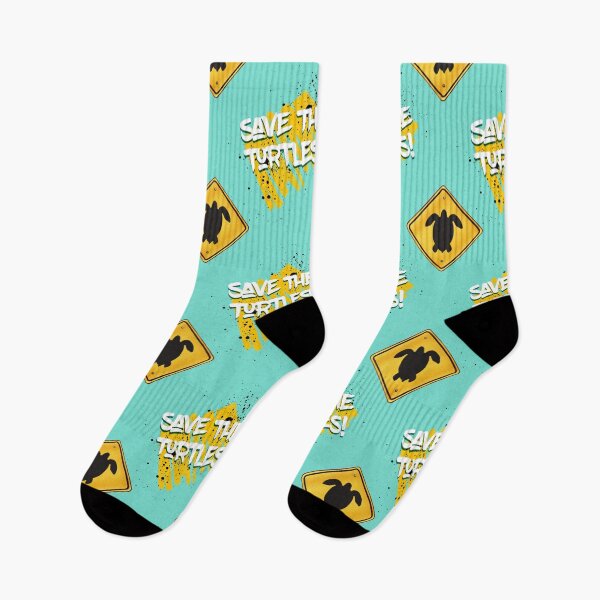 Item preview, Save The Turtles Sign Seamless Pattern designed and sold by KrisSidDesigns.