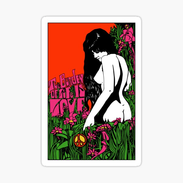 Vista previa del artículo con la obra «La carga de la vida es el amor», diseñado y vendido por sirglennbo.
