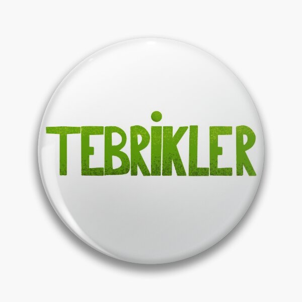 Item preview, Tebrikler mesajı - yeşil  / congratulations Turkish - green designed and sold by Nadia Arsky.