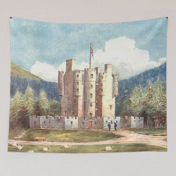 Item preview, Vintage Illustration of Braemar Castle, Aberdeenshire designed and sold by yourscotland.