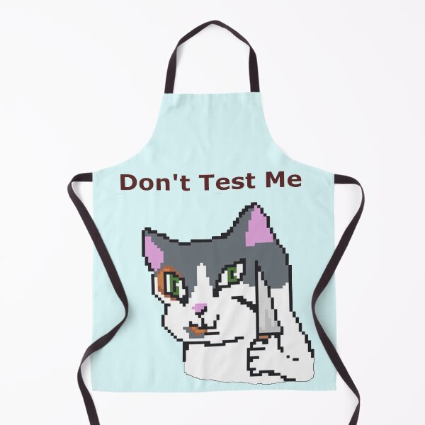 Item preview, Don't Test Me Calico Cat Pixel Funny Art designed and sold by TheHotTrain.