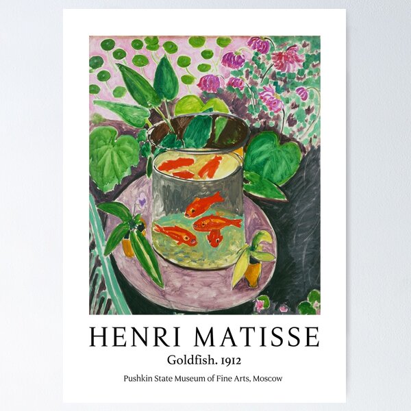 Item preview, Henri Matisse Exhibition Goldfish Artwork designed and sold by Digital  Cloud.