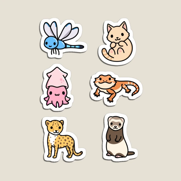 Spring Animal Sticker Pack Sticker for Sale by littlemandyart  Cute animal  drawings kawaii, Cute animal drawings, Cute drawings