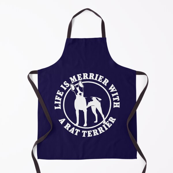 Item preview, Life is Merrier with a Rat Terrier | NickerStickers® on Redbubble designed and sold by NickerStickers.