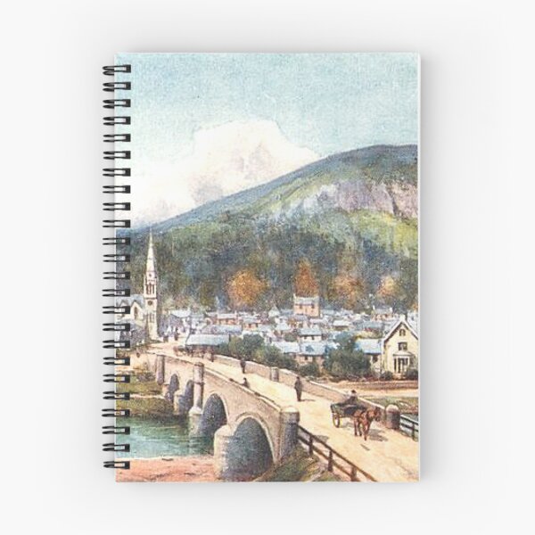 Item preview, Vintage Illustration of Ballater, Royal Deeside designed and sold by yourscotland.