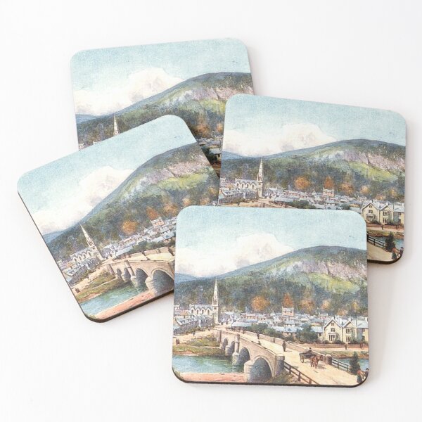 Item preview, Vintage Illustration of Ballater, Royal Deeside designed and sold by yourscotland.