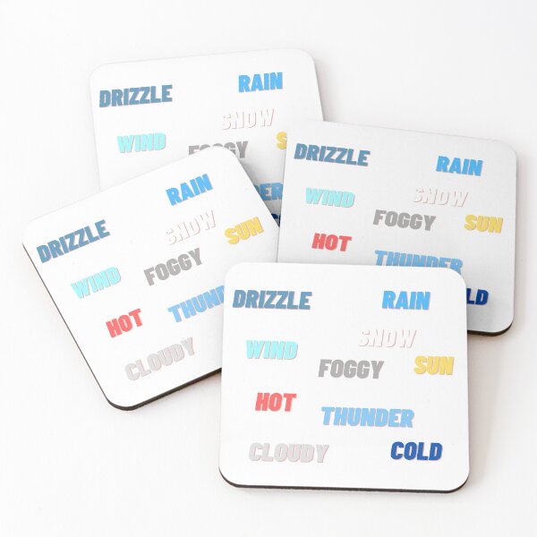 Item preview, Weather Sticker Set designed and sold by Cubezz.