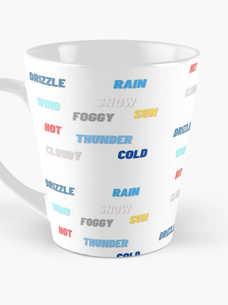 Thumbnail 3 of 4, Coffee Mug, Weather Sticker Set designed and sold by Cubezz.